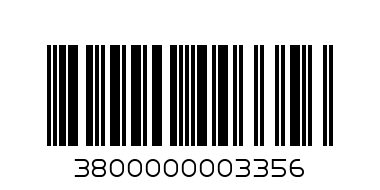 КАРТА 556 - Баркод: 3800000003356