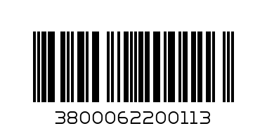 ДИКИ ПЪР.ФЪСТЪК-100гр - Баркод: 3800062200113