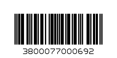 Полиетиленов плик 2кг 200бр. - Баркод: 3800077000692