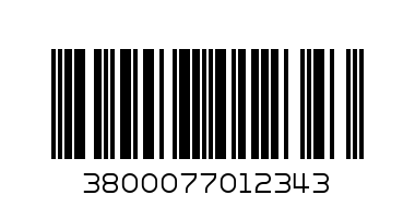Х ТИШУ 5076 ЖЪЛТА Х 1 КОД 19411 - Баркод: 3800077012343