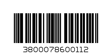 Бисквити ДАЯНА асорти - Баркод: 3800078600112