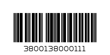 Лозов лист 0.680 бурк. - Баркод: 3800138000111