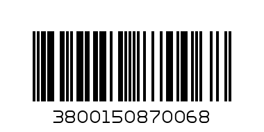 Отвертка Chrome vanadium 6 мм (-) - Баркод: 3800150870068