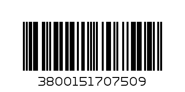Кош 5л. за отпадъци с педал Инокс - Баркод: 3800151707509