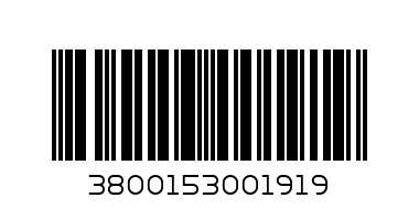 фонтан свещ 12 см №1 - Баркод: 3800153001919