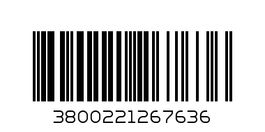 ГЪБА ЗА БАНЯ 1+1 - Баркод: 3800221267636