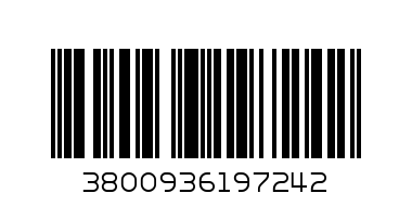 Сърце с цвете Ш-31 Д-28 В-4 Ф2.5мм. червено Мъниста пластмаса рисувани - Баркод: 3800936197242