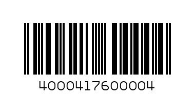 РИТЕР СПОРТ 0.250 - Баркод: 4000417600004