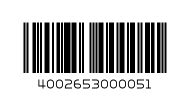 Свещ конус бяла - Баркод: 4002653000051