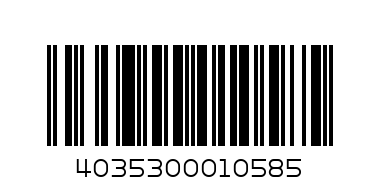 Отвертка права 2.5х60мм COх - Баркод: 4035300010585