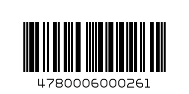 ХАВЛИЕНА КЪРПА 30/70 400гр Т.СИНЯ - Баркод: 4780006000261