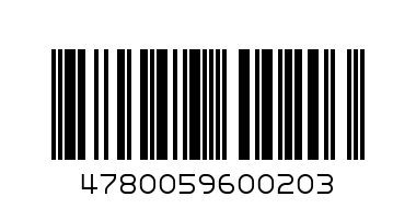 гуммй фрутис - Баркод: 4780059600203