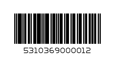 5310369000012 - Баркод: 5310369000012