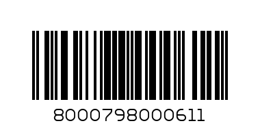 Четка Франчесина наклонена 61 - Баркод: 8000798000611