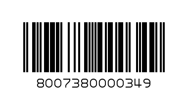 ПОНИЧКИ ШОКОЛАД-240гр - Баркод: 8007380000349